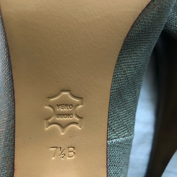 Incredible  - Vintage Charles David stunning peep toe heels never worn. - Picture 6 of 7